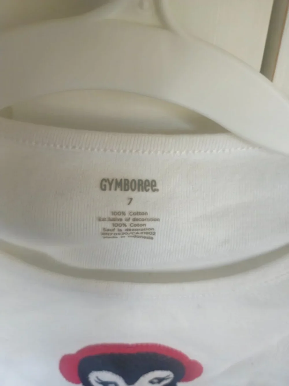 Gymboree Size 7 White Penguin Top